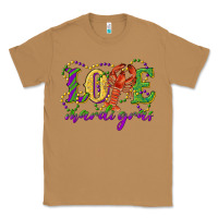 Toasted Coconut love with crawfish mardi gras Classic Tee - RanaPortraitStore