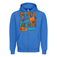True Royal pumpkin spice and everthing nice Zipper Hoodie - Zillion Design Studio
