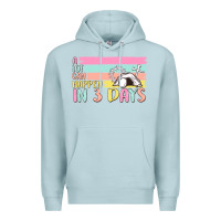 Blue Mist a lot can happen in 3 days Premium Hoodie - MaliasSmallBusiness