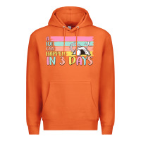 Carrot a lot can happen in 3 days Premium Hoodie - MaliasSmallBusiness