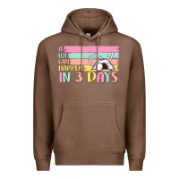 Chestnut a lot can happen in 3 days Premium Hoodie - MaliasSmallBusiness