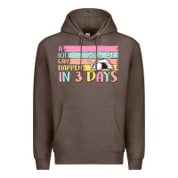 Coffee a lot can happen in 3 days Premium Hoodie - MaliasSmallBusiness