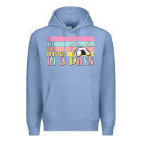 Colony Blue a lot can happen in 3 days Premium Hoodie - MaliasSmallBusiness