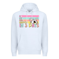 White a lot can happen in 3 days Premium Hoodie - MaliasSmallBusiness