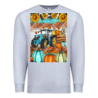 Heather Grey fall farm tractor air freshener Premium Sweatshirt - Artiststas