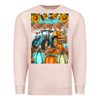 Pale Pink fall farm tractor air freshener Premium Sweatshirt - Artiststas