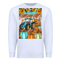 White fall farm tractor air freshener Premium Sweatshirt - Artiststas