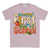 Lilac happy first day of school Classic Tee - texasbilliewilder