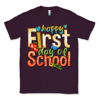 Plum happy first day of school Classic Tee - texasbilliewilder