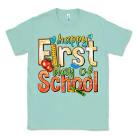 Seafoam happy first day of school Classic Tee - texasbilliewilder