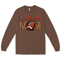 Chestnut football mom Long Sleeve Tee - texasbilliewilder