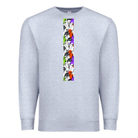 Heather Grey halloween key fob 24 Premium Sweatshirt - BundleAndBundleShop