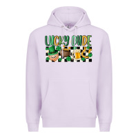Lilac lucky dude Premium Hoodie - MaliasSmallBusiness
