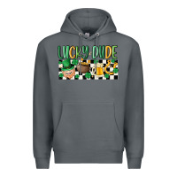 Rock lucky dude Premium Hoodie - MaliasSmallBusiness