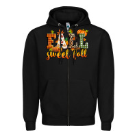 Black fall sweet fall Zipper Hoodie - Zillion Design Studio