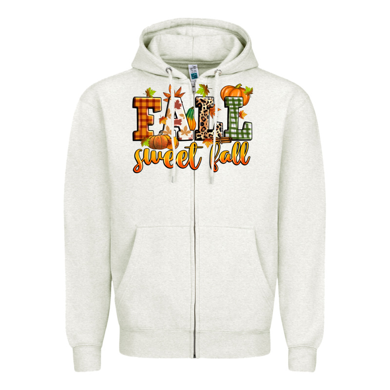 Fall Sweet Fall Zipper Hoodie by Zillion Design Studio | Teevron