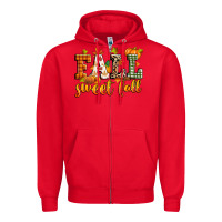 Red fall sweet fall Zipper Hoodie - Zillion Design Studio