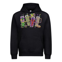 Black mardi gras coffee Urban Hoodie - MaliasSmallBusiness