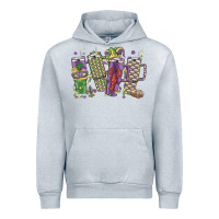 Heather Grey mardi gras coffee Urban Hoodie - MaliasSmallBusiness