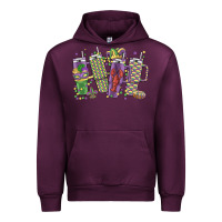 Mauve Wine mardi gras coffee Urban Hoodie - MaliasSmallBusiness