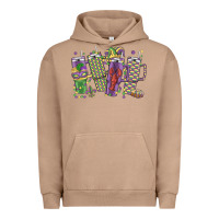 Pigment Burro mardi gras coffee Urban Hoodie - MaliasSmallBusiness