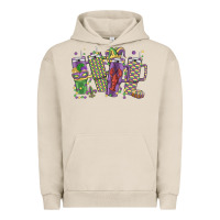 Pigment French Oak mardi gras coffee Urban Hoodie - MaliasSmallBusiness