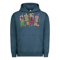Pigment Midnight Navy mardi gras coffee Urban Hoodie - MaliasSmallBusiness