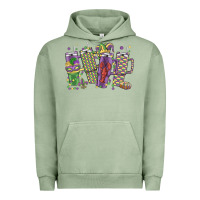 Pigment Oil Green mardi gras coffee Urban Hoodie - MaliasSmallBusiness