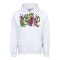 White mardi gras coffee Urban Hoodie - MaliasSmallBusiness
