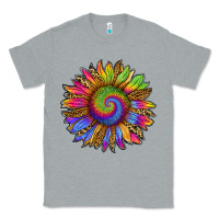 Heather Grey tie dye sunflower Classic Tee - RanaPortraitStore
