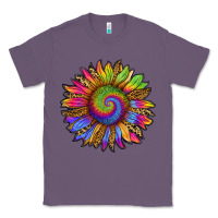 Lavender tie dye sunflower Classic Tee - RanaPortraitStore