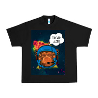 Black Forever Alone, Monkey, Space, Monkey At Space, Urban Heavy Tee - Bettercallsaul