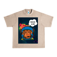 French Oak Forever Alone, Monkey, Space, Monkey At Space, Urban Heavy Tee - Bettercallsaul
