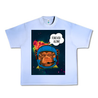 Grape Ice Forever Alone, Monkey, Space, Monkey At Space, Urban Heavy Tee - Bettercallsaul