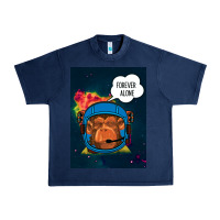 Navy Forever Alone, Monkey, Space, Monkey At Space, Urban Heavy Tee - Bettercallsaul