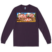 Plum Pig Farm Long Sleeve Tee - RanaPortraitStore