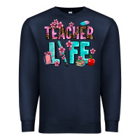 Navy teacher life Premium Sweatshirt - AdoDesignShop