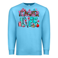 Ocean Blue teacher life Premium Sweatshirt - AdoDesignShop