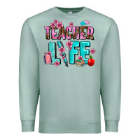 Seafoam teacher life Premium Sweatshirt - AdoDesignShop