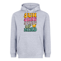 Heather Grey sun shine state of mind Heavyweight Hoodie - JahusDesignShop