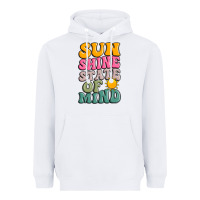 White sun shine state of mind Heavyweight Hoodie - JahusDesignShop