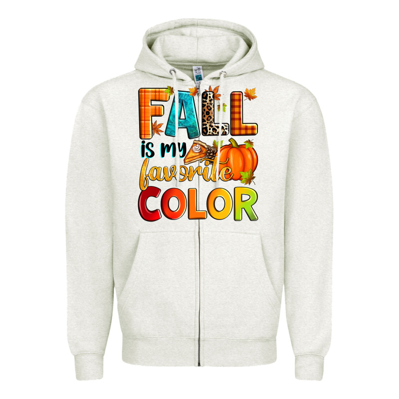 Fall Is My Favorite Color Zipper Hoodie by Zillion Design Studio | Teevron