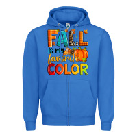 True Royal fall is my favorite color Zipper Hoodie - Zillion Design Studio