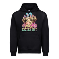 Black Easter Day Cow Urban Hoodie - NancyCooperArtShop
