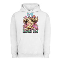 Pigment Lunar Rock Easter Day Cow Urban Hoodie - NancyCooperArtShop