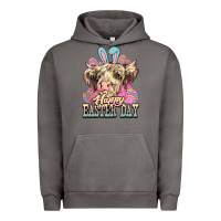 Pigment Tornado Easter Day Cow Urban Hoodie - NancyCooperArtShop