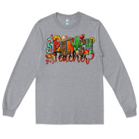 Heather Grey spanish teacher Long Sleeve Tee - Zillion Design Studio