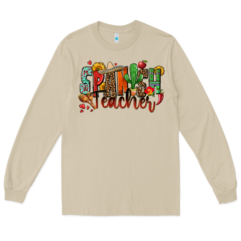 Spanish Teacher Long Sleeve Tee by Zillion Design Studio | Teevron