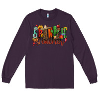 Plum spanish teacher Long Sleeve Tee - Zillion Design Studio