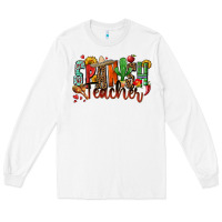 White spanish teacher Long Sleeve Tee - Zillion Design Studio